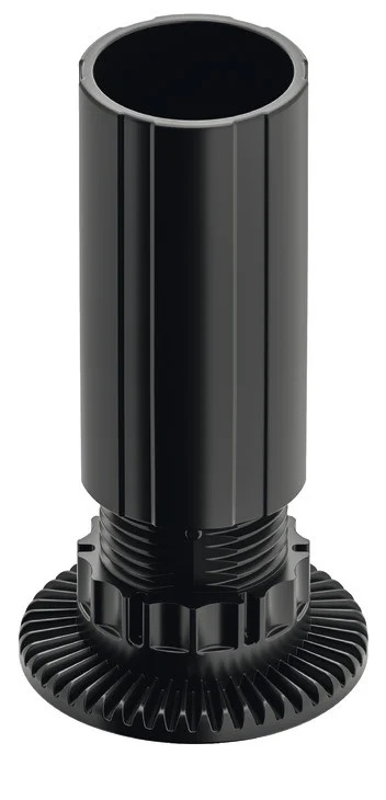 Picior AXILO 48, plastic negru 80mm, max 150kg/ bucata