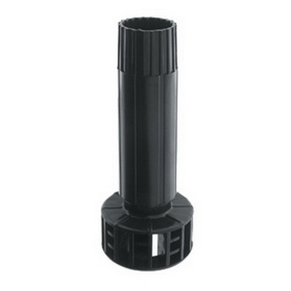 picior plastic pentru corpuri inferioare, H = 100 mm, reglaj - 5 + 20 mm