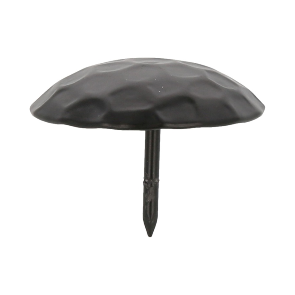 Pioneza ornamentala rotunda D25x29mm - neagra