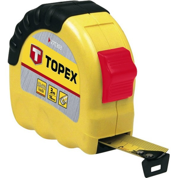 Ruleta 3m x 16mm TOPEX 16mm