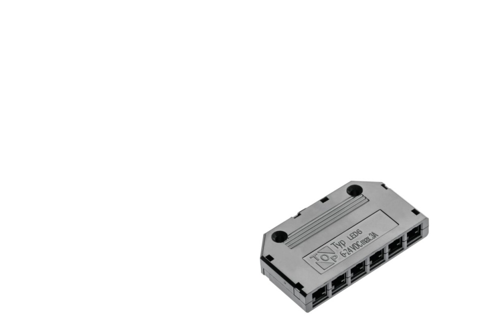 Splitter 6 x MiniAmp, 12-24 V, cablu 2m