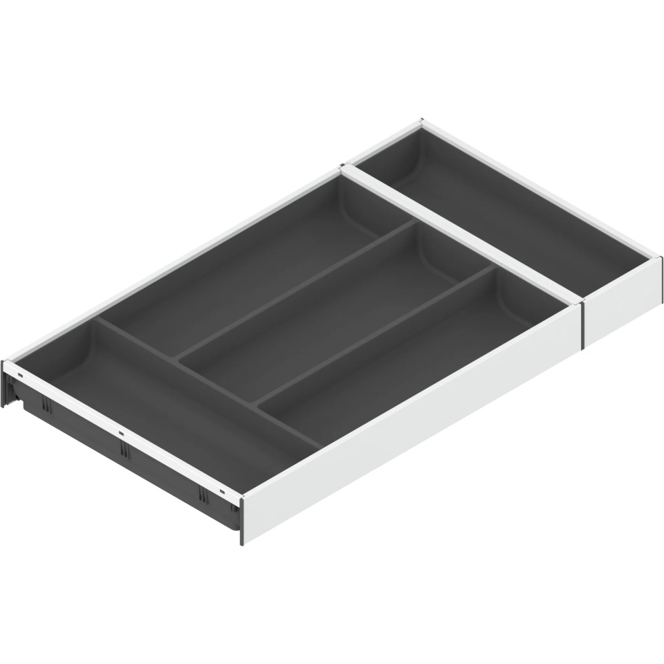 AMBIA-LINE LEGRABOX/MERIVOBOX Organizator pt tacamuri L=550mm, l=300mm, alb matase mat