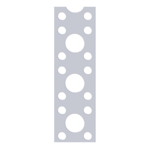 Banda perforata in role - 19x0,7 mm ZA -10m/rola