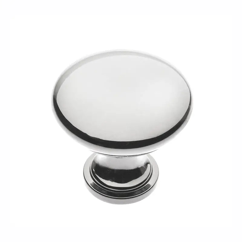 Buton metalic TERNI, cromat