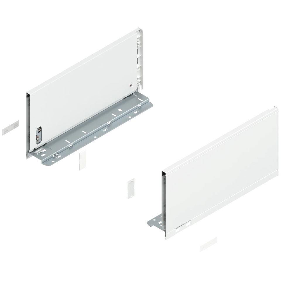Laterala sertar LEGRABOX C 177 mm, NL=350 mm, dr+stg, pure, alb-matase mat