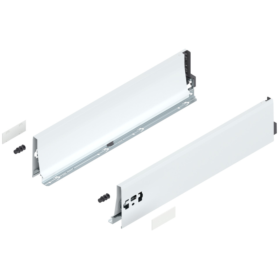 Laterala sertar TANDEMBOX K 500 mm, dr+stg, alb sidefat Intivo/Antaro