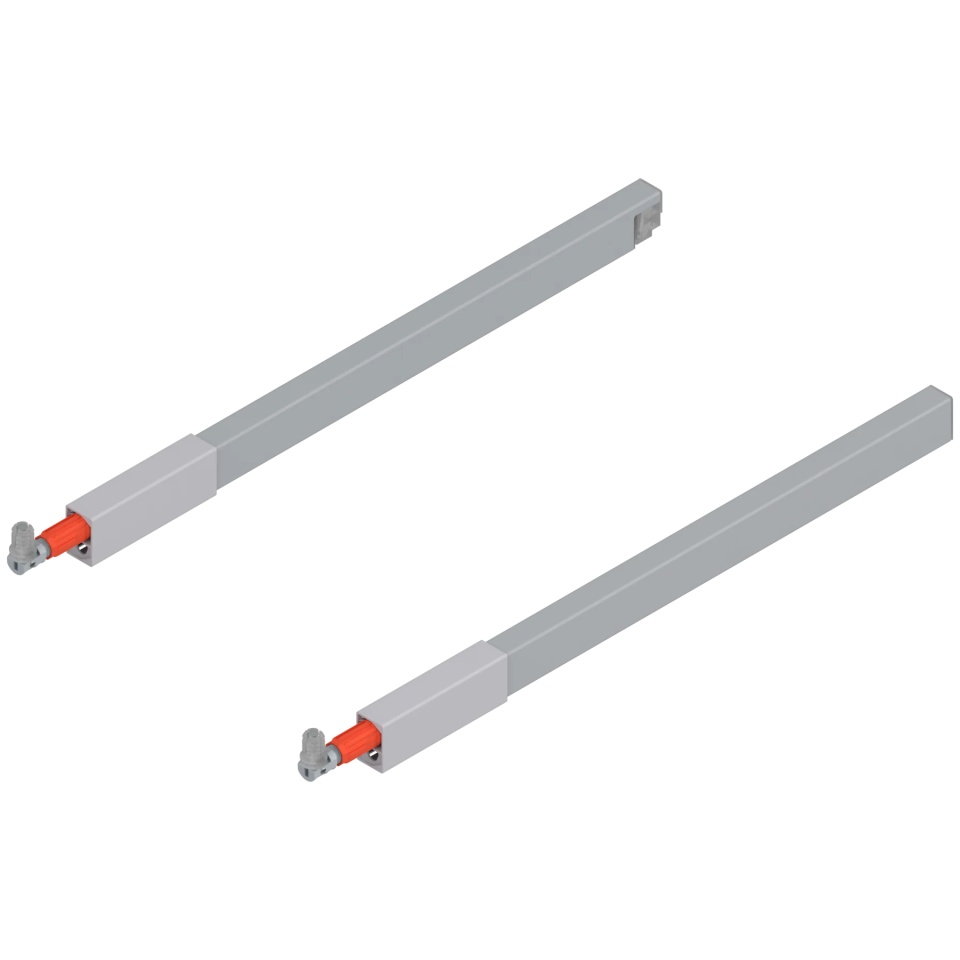 Lonjeron sertar TANDEMBOX antaro 400mm, stg.+dr., gri aluminiu R9006