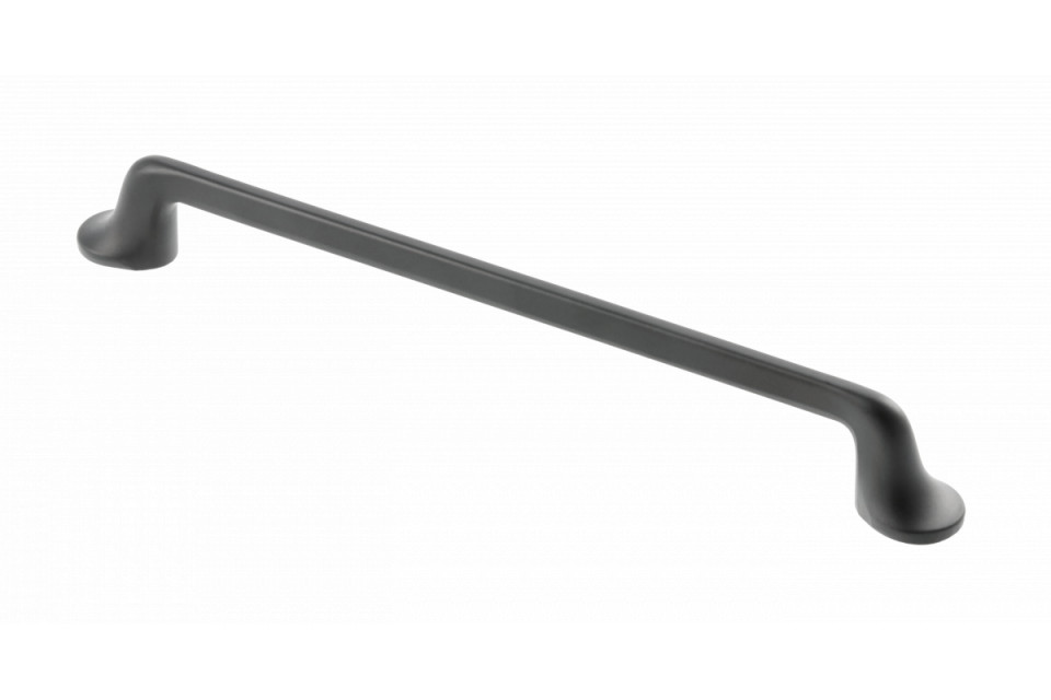 Maner metalic - FABRICIO - 192mm negru mat