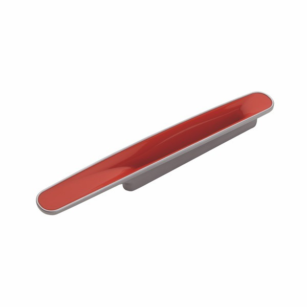 Maner metalic – UU07 – 96mm – crom satinat / rosu de la feroshop imagine noua
