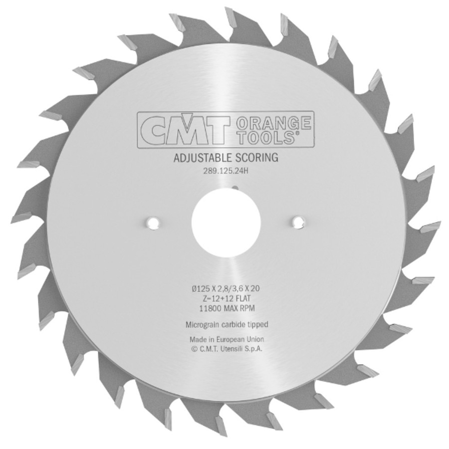 Panza incizor CMT 125x2.8-3.6x20/Z=12+12