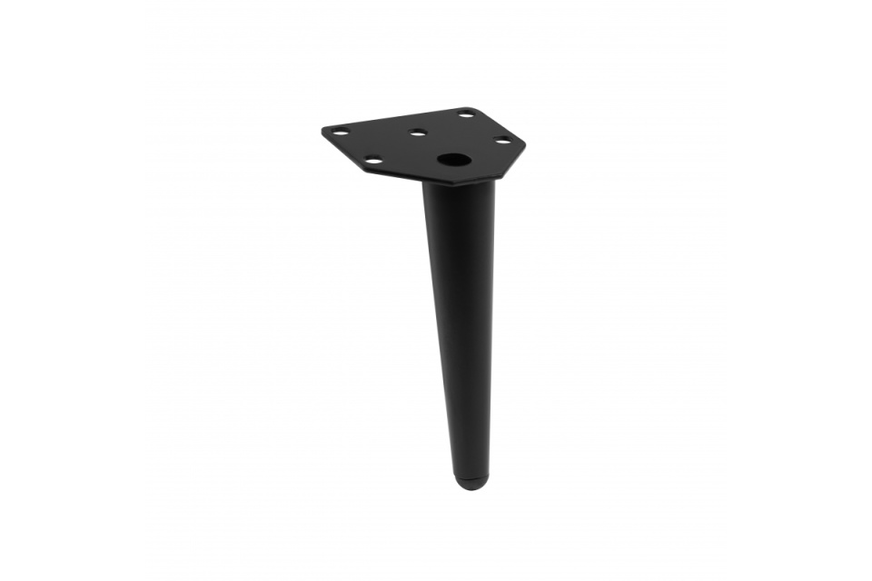 Picior ANCHOR 150mm, otel, negru mat