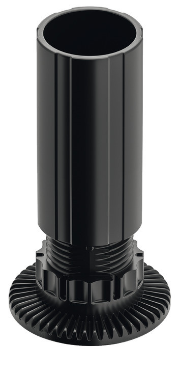 Picior AXILO 48, plastic negru 100mm, max 150kg/ bucata