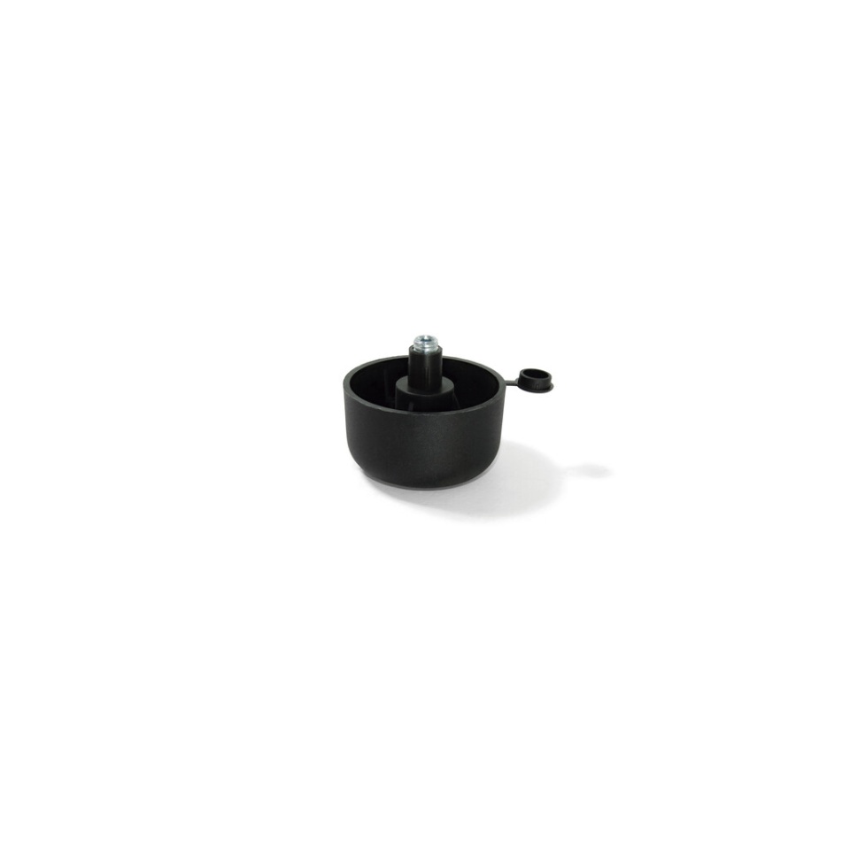 Picior nivelator reglabil, diam 48 mm, H = 27 mm, reglaj 15 mm, negru