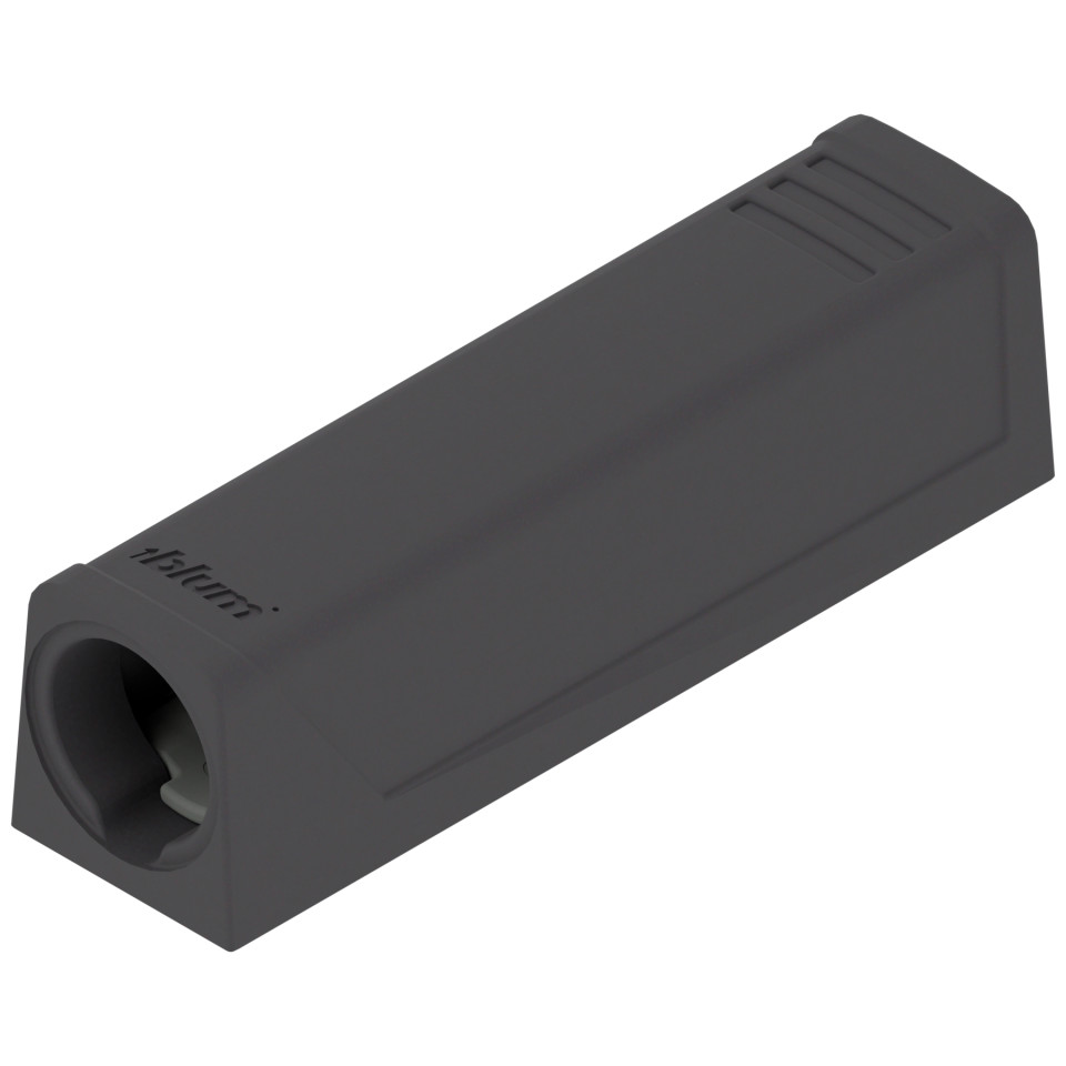 Placuta adaptor pt TIP-ON de usi, dreapta, neagra, scurta, 956.1201 TIP-AP 250TERS