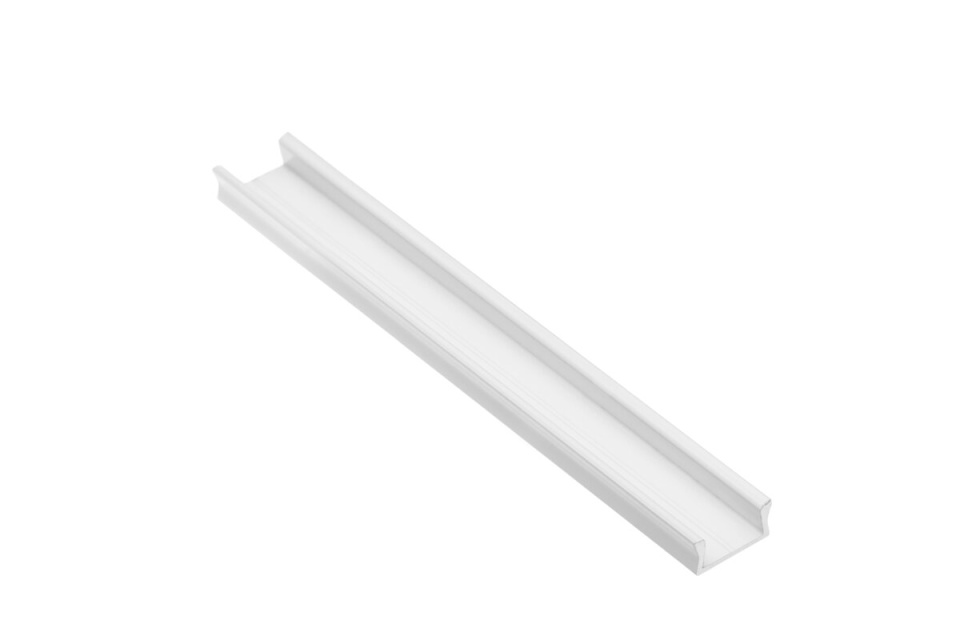 Profil din aluminiu pentru LED GLAX mini, aplicat, alb, 3m