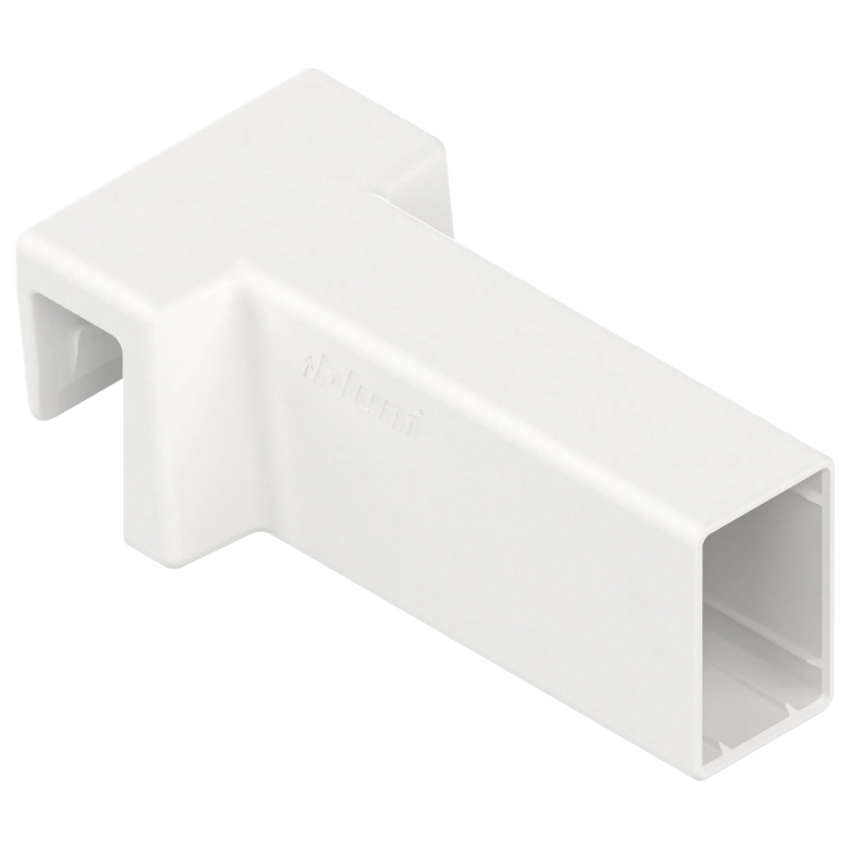 AMBIA-LINE Suport de traversa din sticla, pt MERIVOBOX, alb-matase mat