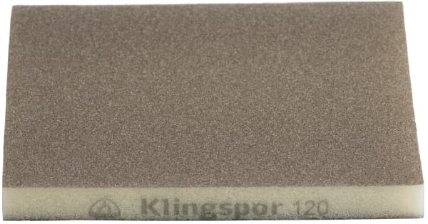 Burete abraziv 2 fete 96x123x12,5 mm P120 - SW501