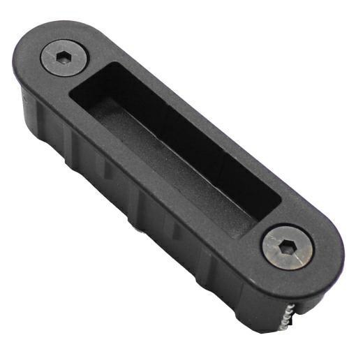 Contraplaca magnetica pentru usi de interior cu toc de aluminiu AGB ALUTOP XT - Negru
