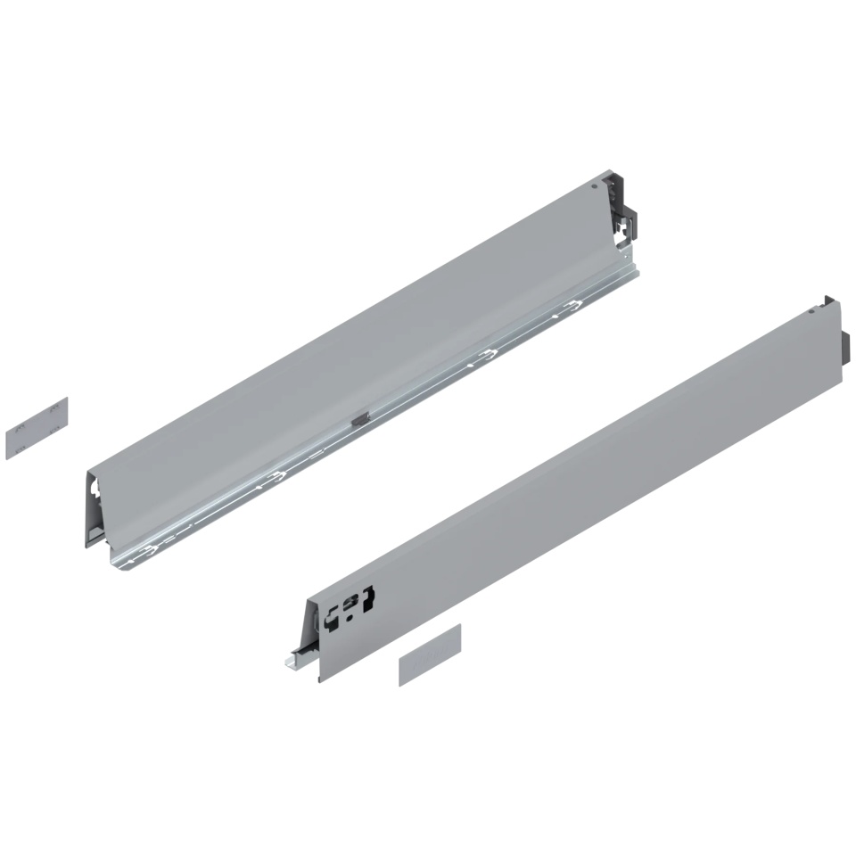 Laterala sertar TANDEMBOX M 650 mm, dr/stanga, gri-aluminiu Intivo/Antaro 378M6502SA Z R+L V1 R906 new