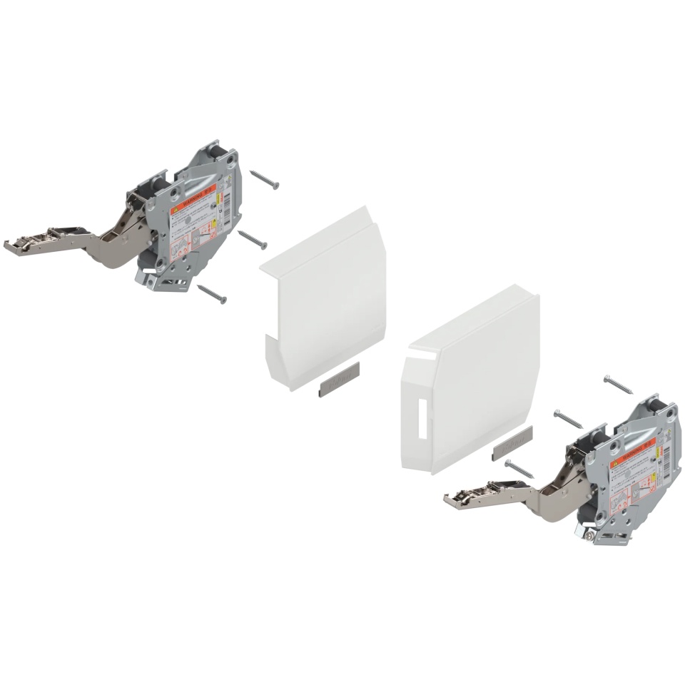 Mecanism ridicare AVENTOS HK-S, factor putere 220-500, simetric, alb-matase/inox-g ( set 2 bucati )