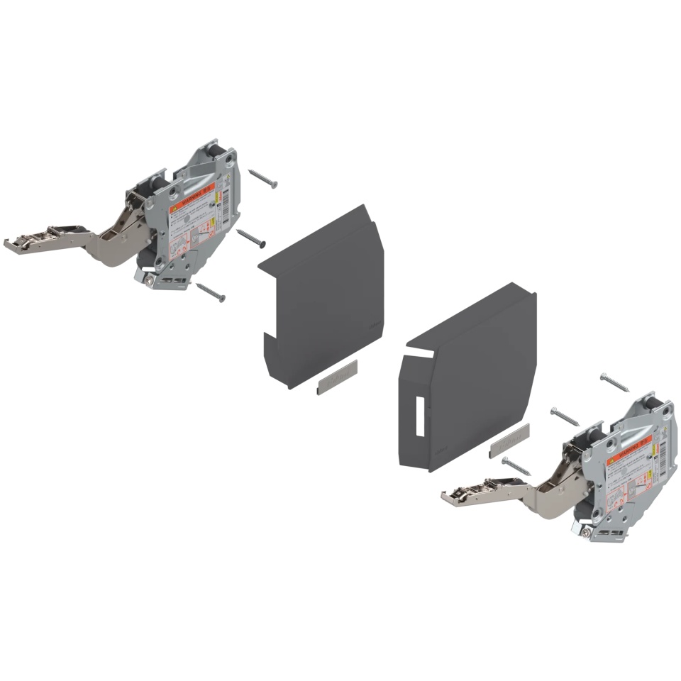 Mecanism ridicare AVENTOS HK-S, factor putere 900-2215, pt TIP-ON, gri-inchis/inox