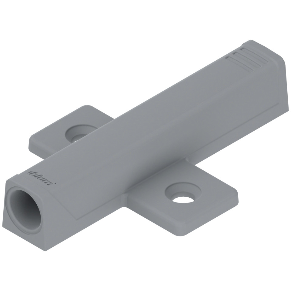 Placuta adaptor lunga pt TIP-ON de usi, in cruce, gri, 956A1501 250R736