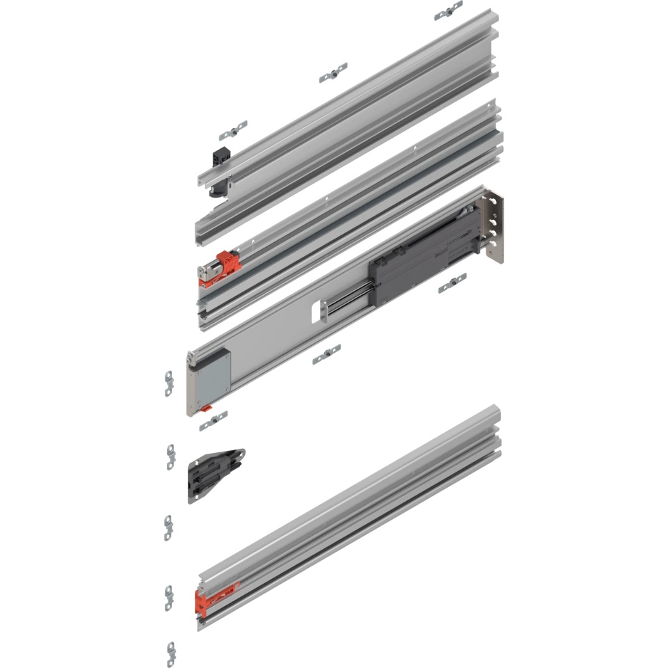 REVEGO duo - sina de glisare tip pocket set, NL=450 mm, dreapta