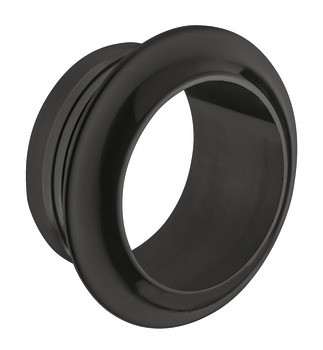 Rozeta plastic incuietoare Push-lock, pt grosime 16mm, Negru