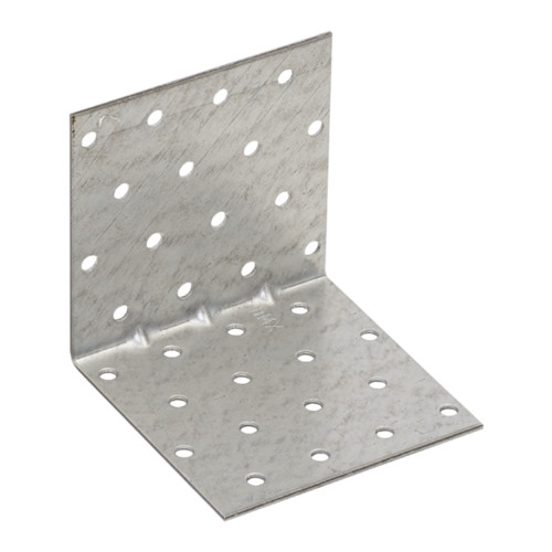 Vinclu ranforsat placa perforata 80x80x80x1,5 mm