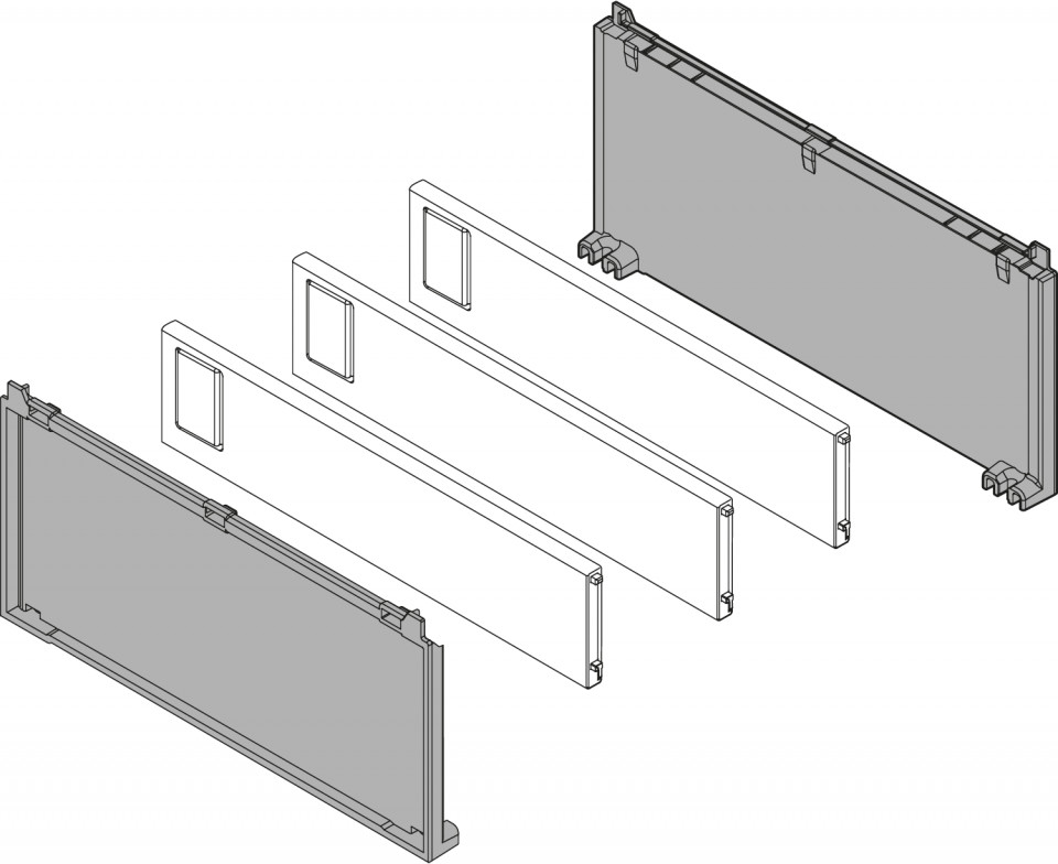 AMBIA-LINE Set pt sticle alb matase mat ZC7B0200S SW-M