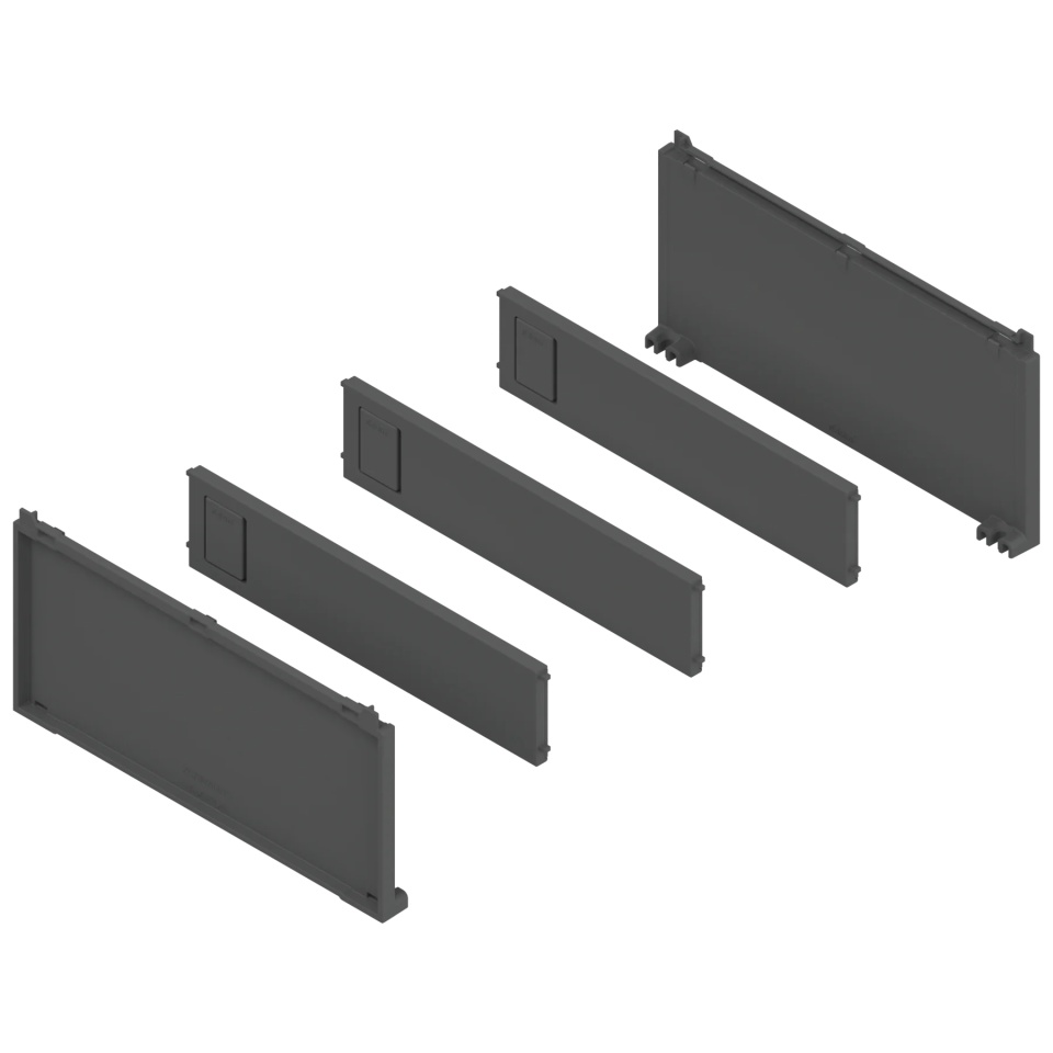 AMBIA-LINE Set pt sticle, pt LEGRABOX/MERIVOBOX, gri-orion mat