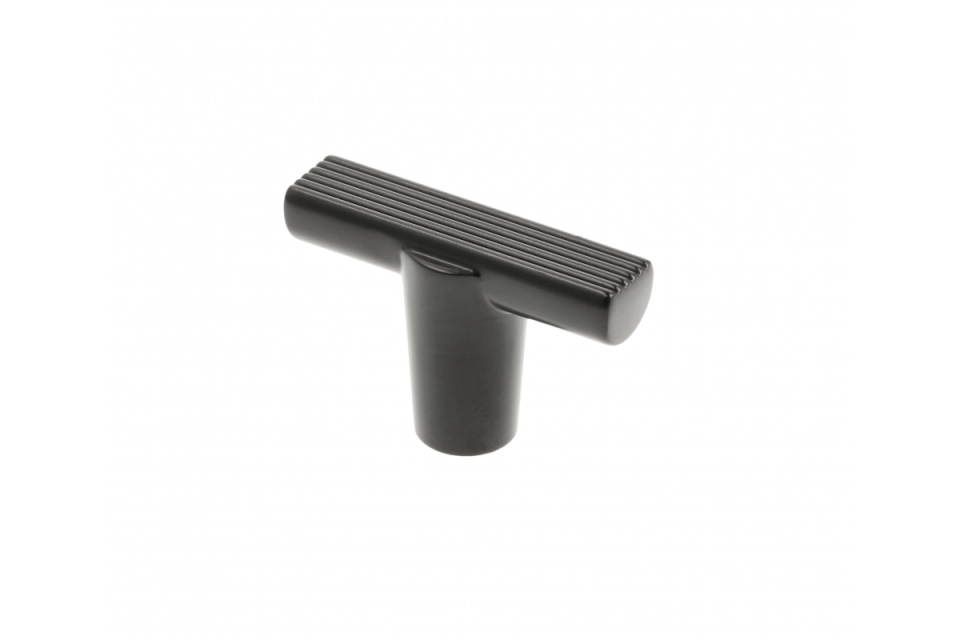Buton metalic - RAY - negru mat