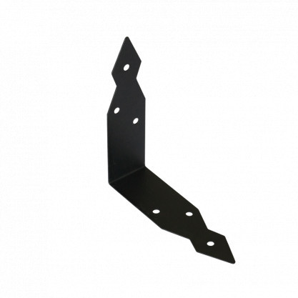 Coltar decorativ 146x40x1,5mm negru mat