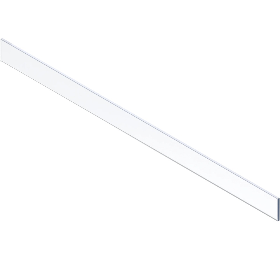 Element insertie fata MERIVOBOX, inaltime E 75 mm, KB 1200 mm, sticla clar