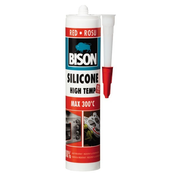 Etansant BISON 280ml silicon rezistent temperatura 300°C – rosu BISON imagine 2022 magazindescule.ro