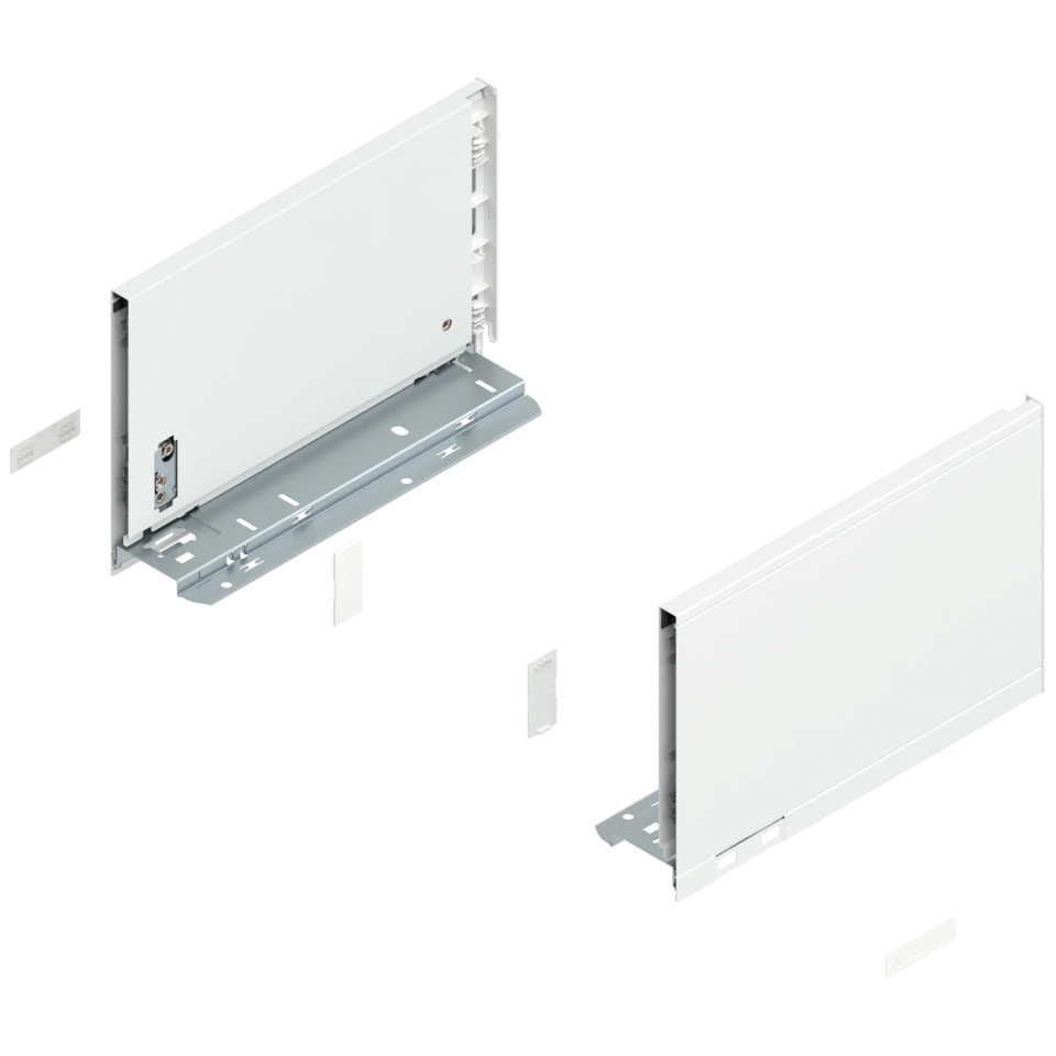 Laterala sertar LEGRABOX C 177 mm, NL=270 mm, dr+stg, pure, alb-matase mat