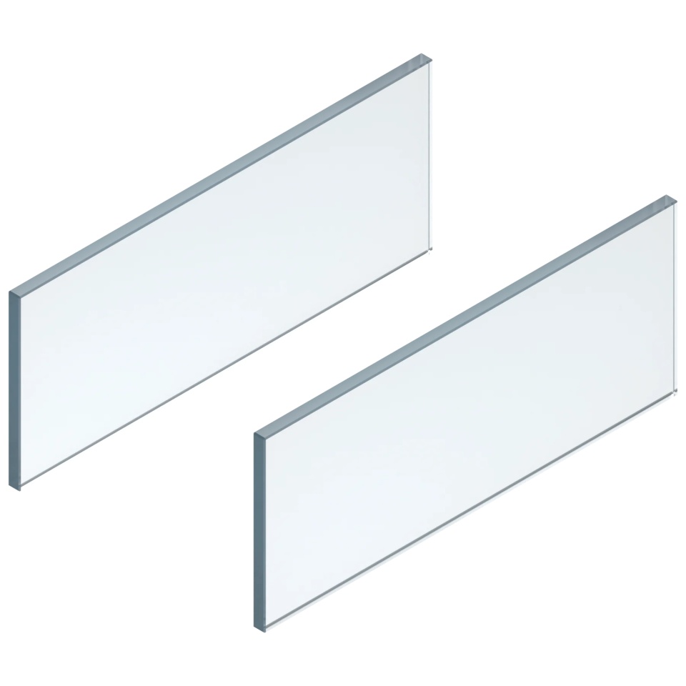 LEGRABOX Element insertie lateral inaltime C (177mm), L=450mm, sticla, 2buc / set