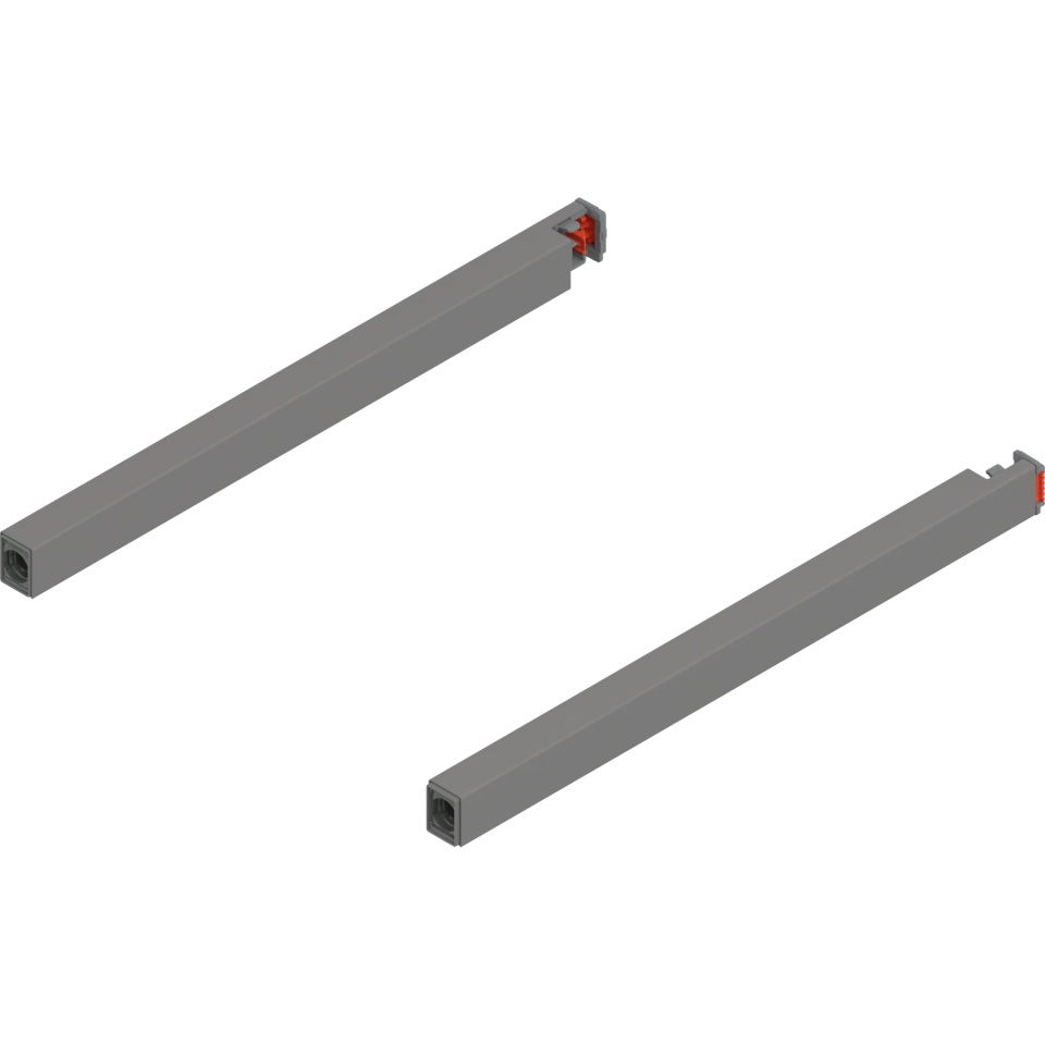 Lonjeron sertar MERIVOBOX 270mm, dr+stg, gri indiu mat
