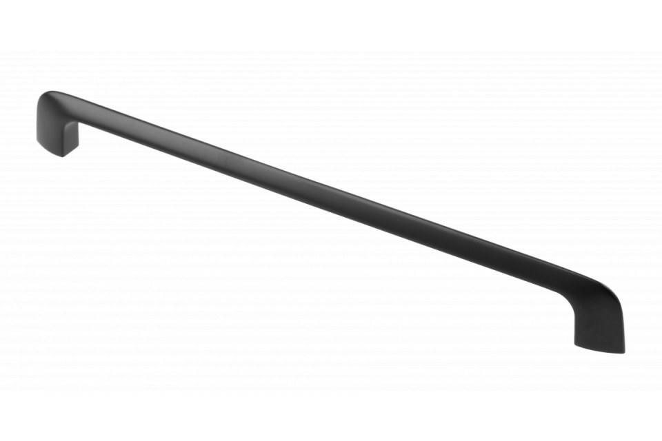Maner metalic - MILAN - 256mm negru mat