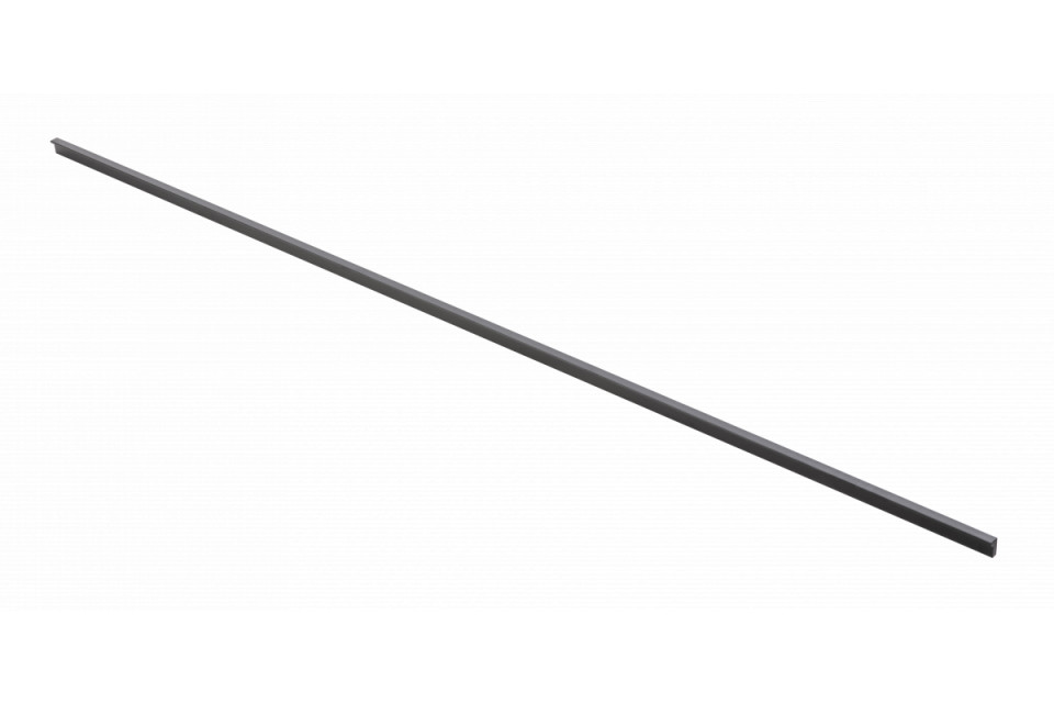 Maner metalic - PILLAR - 1200mm negru mat