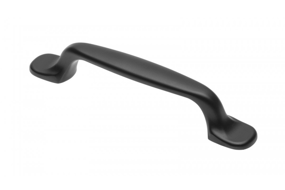 Maner metalic UZ-12 - 96mm - negru mat