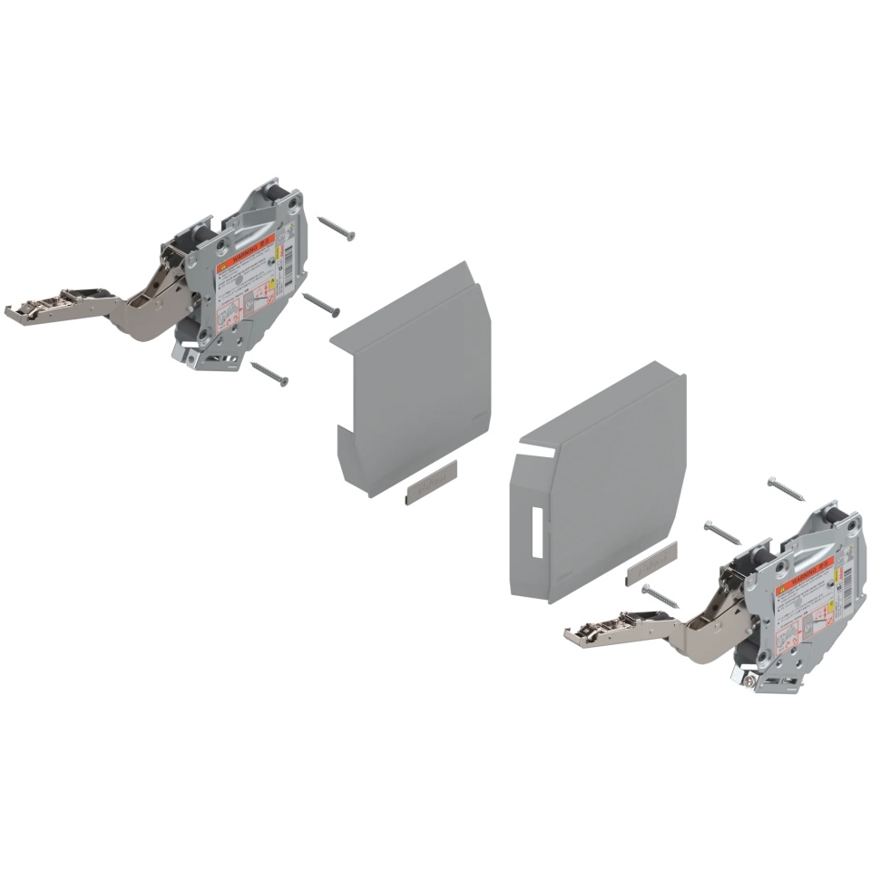 Mecanism ridicare AVENTOS HK-S, factor putere 220-500, simetric, gri-deschis/inox-g