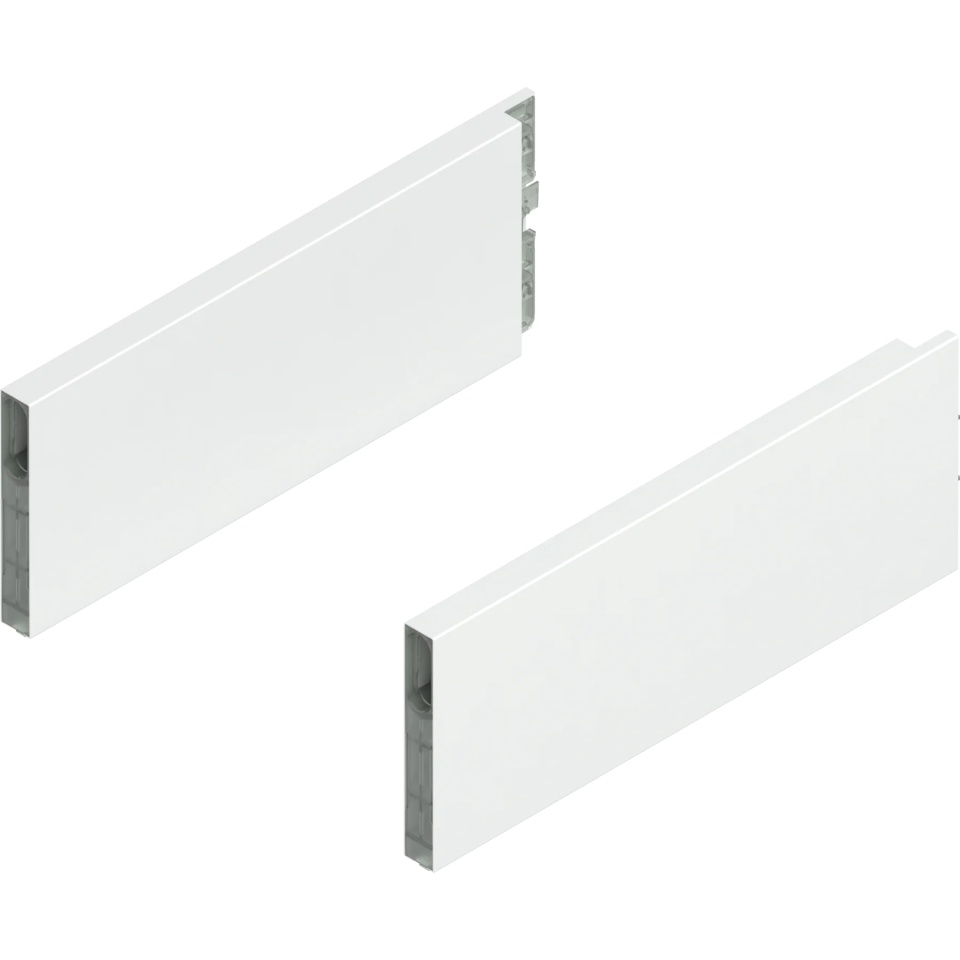 MERIVOBOX BOXCAP, NL=270mm, dreapta+stanga, inaltime E, alb matase, BLUM