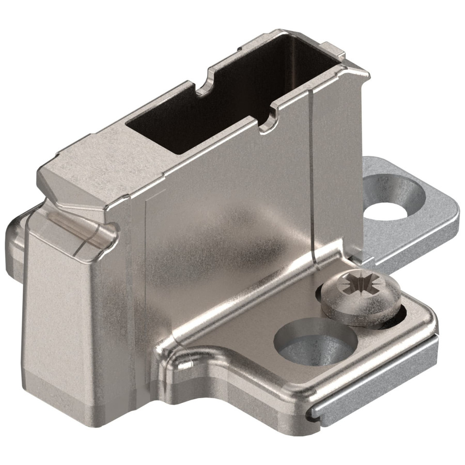 Placuta balama CLIP, in cruce, inaltare 18mm, nichelata 175H7190.22