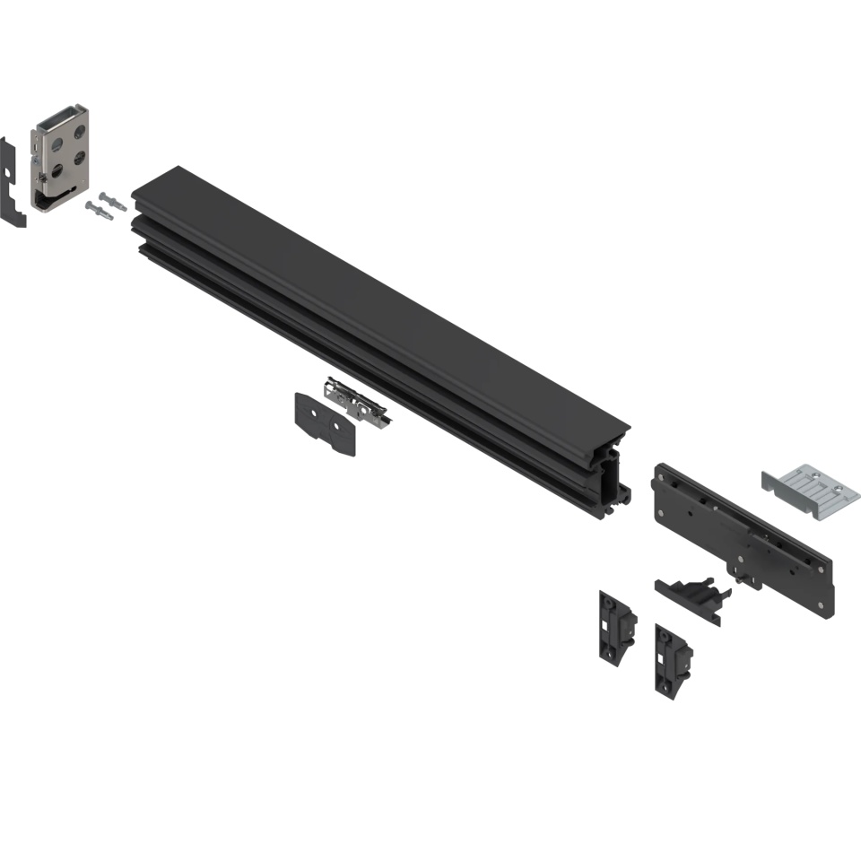 REVEGO duo - Set de montare, pentru o usa individuala si usi duble combinate, pentru latime interioara de corp in aplicatie Usa individuala: 600 mm,