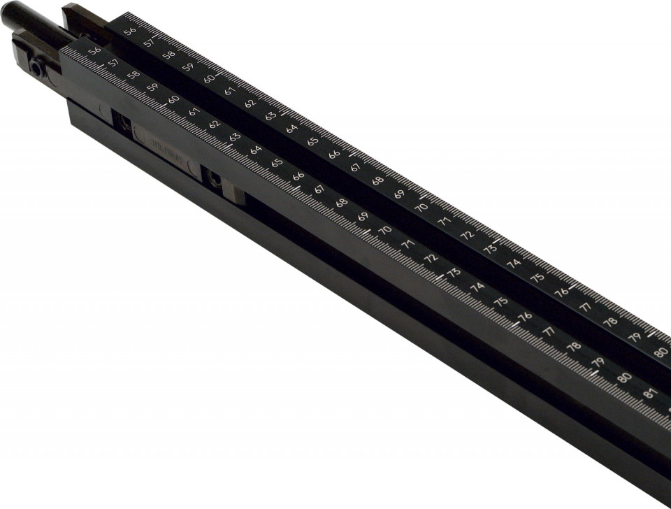 Rigla prelungitoare de 1250 mm, scala de la 1550 la 2800 mm, negru, pt MINIPRESS 1250 imagine noua
