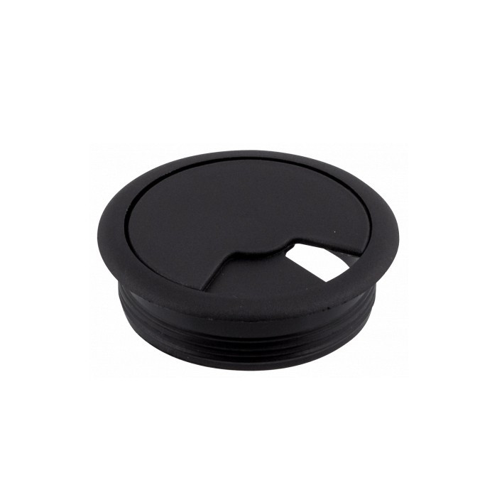 Trecere cabluri D60, plastic, negru