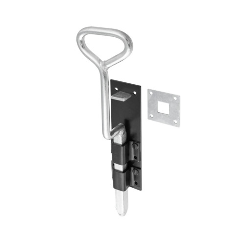 Zavor vertical pentru porti 330x55x3,0mm negru 330x55x30mm