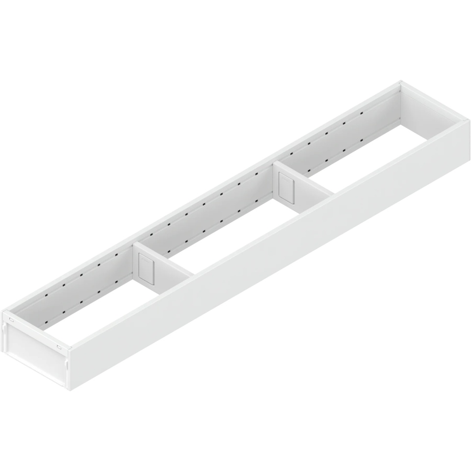 AMBIA-LINE Rama, pt LEGRABOX/MERIVOBOX Sertar, Otel, NL=600 mm, Latime=100 mm, alb-matase mat