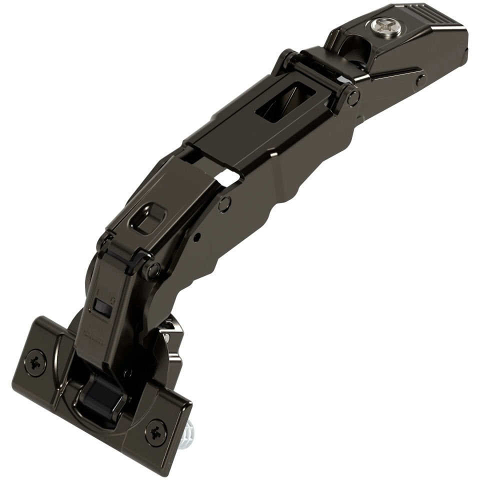 Balama CLIP-top 0-155°, BLUMOTION, unghi larg -155°, usa aplicata, oala presare, amortizare, negru onix 71B758